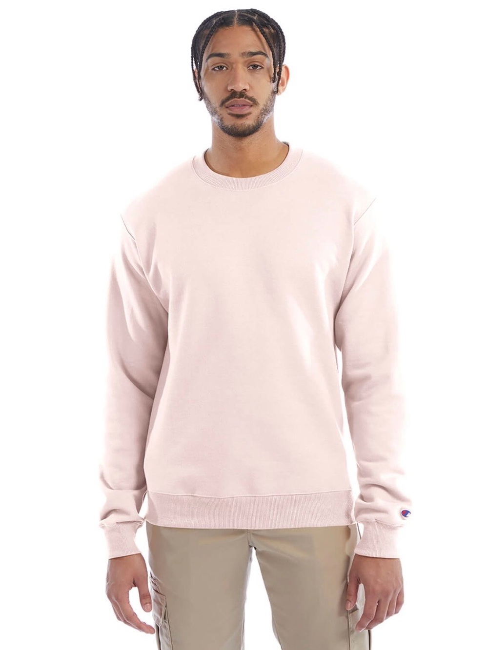Men's Crewneck Sweatshirt - Blush